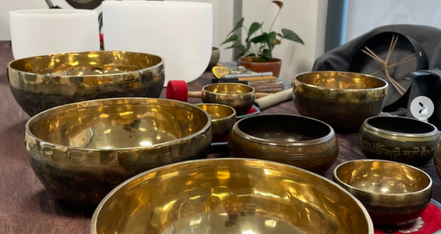 A selection of sound bowls